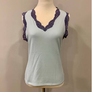 Only Hearts Lace V-Neck Tank/Camisole